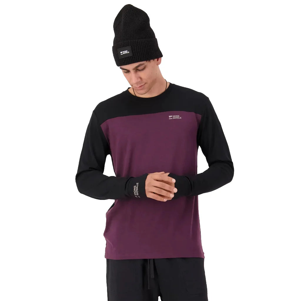 MONS ROYALE YOTEI MERINO LONG SLEEVE