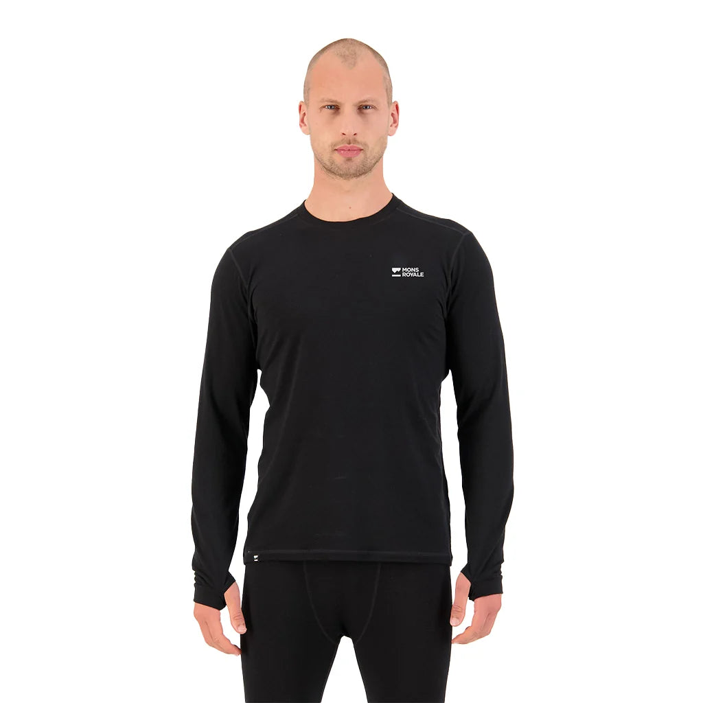 MONS ROYALE CASCADE MERINO BASE LAYER LONG SLEEVE