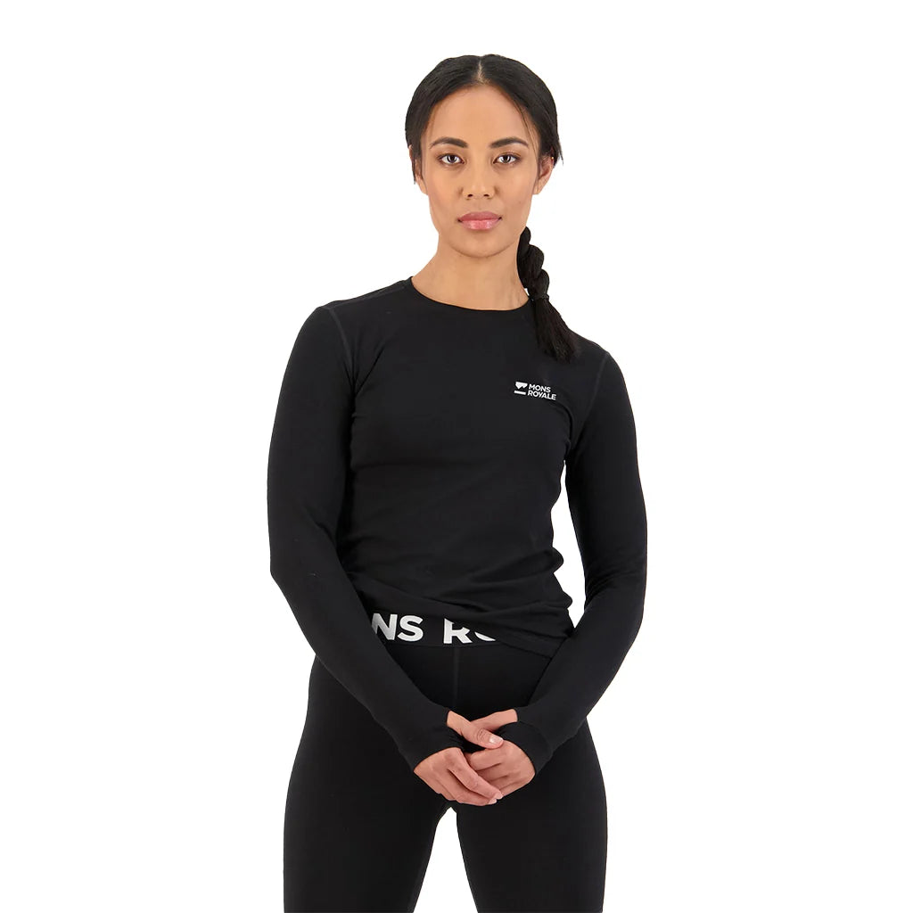 MONS ROYALE CASCADE MERINO BASE LAYER LONG SLEEVE WOMEN