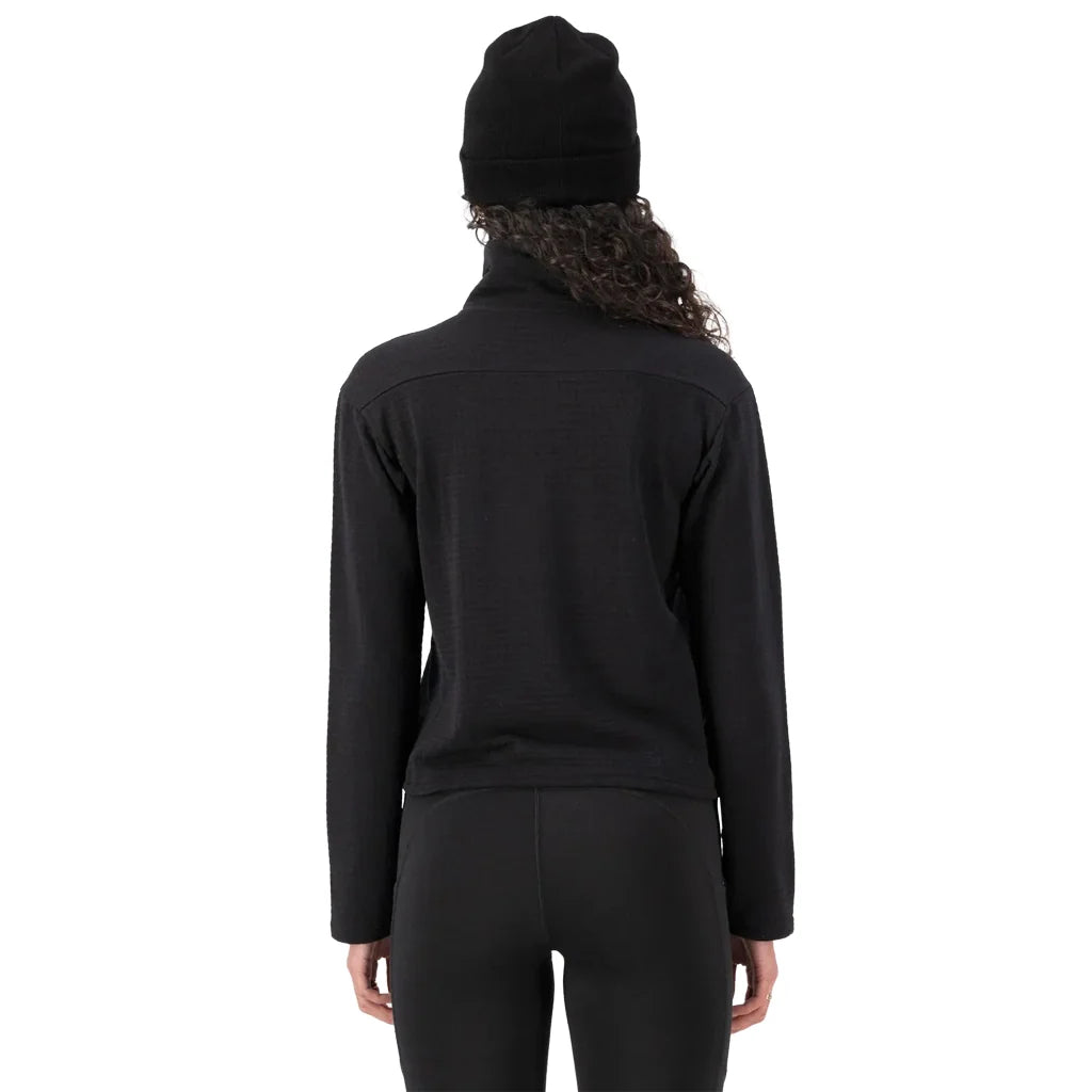 MONS ROYALE OFFGRID MERINO FLEECE LONG SLEEVE WOMEN