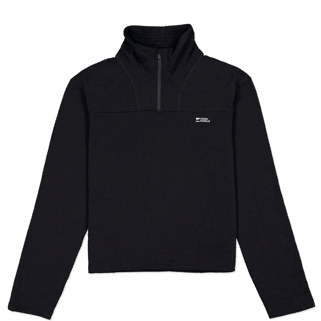 MONS ROYALE OFFGRID MERINO FLEECE LONG SLEEVE WOMEN