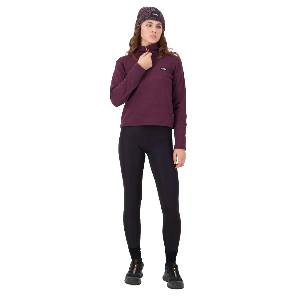 MONS ROYALE OFFGRID MERINO FLEECE LONG SLEEVE WOMEN