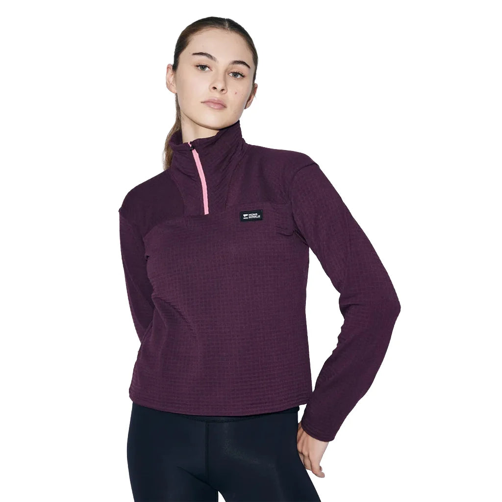 MONS ROYALE OFFGRID MERINO FLEECE LONG SLEEVE WOMEN