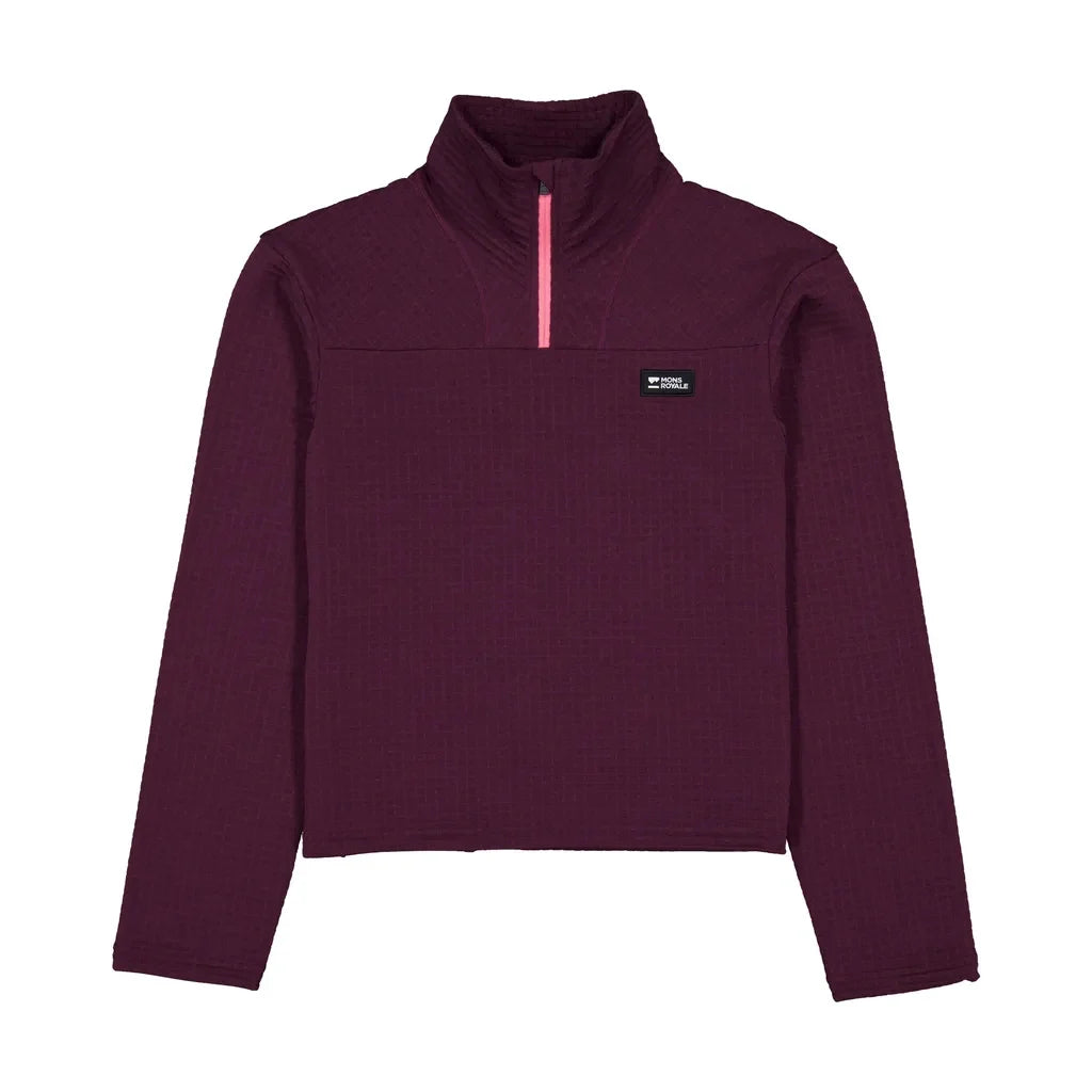 MONS ROYALE OFFGRID MERINO FLEECE LONG SLEEVE WOMEN