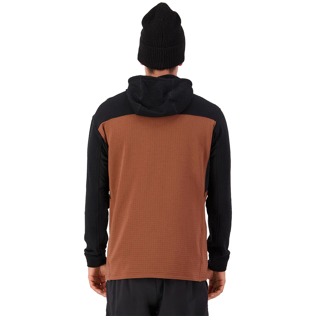 MONS ROYALE OFFGRID MERINO FLEECE 1/2 ZIP LONG SLEEVE