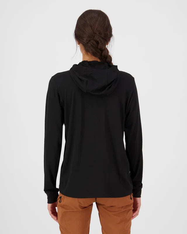 Mons Royale Pivot Merino Long Sleeve Hood