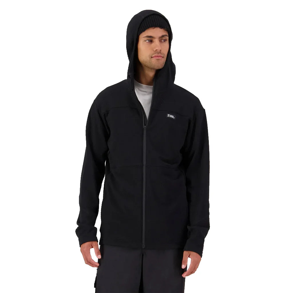 MONS ROYALE OFFGRID MERINO FLEECE ZIP HOODIE MEN