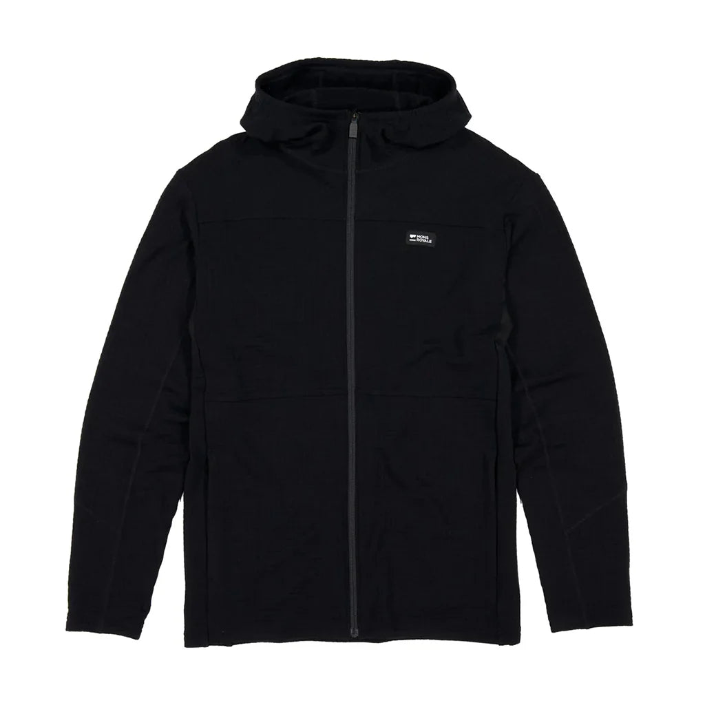 MONS ROYALE OFFGRID MERINO FLEECE ZIP HOODIE MEN