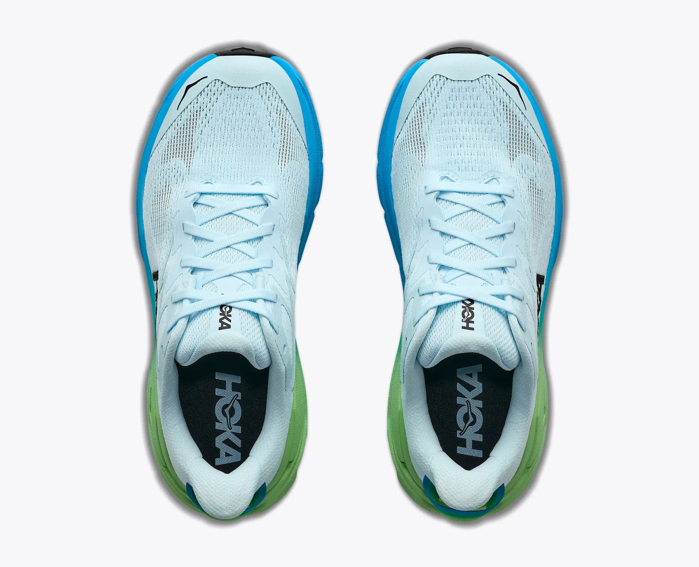 Hoka Challenger 8 - Dame - Glimmering Blue / Tart Apple