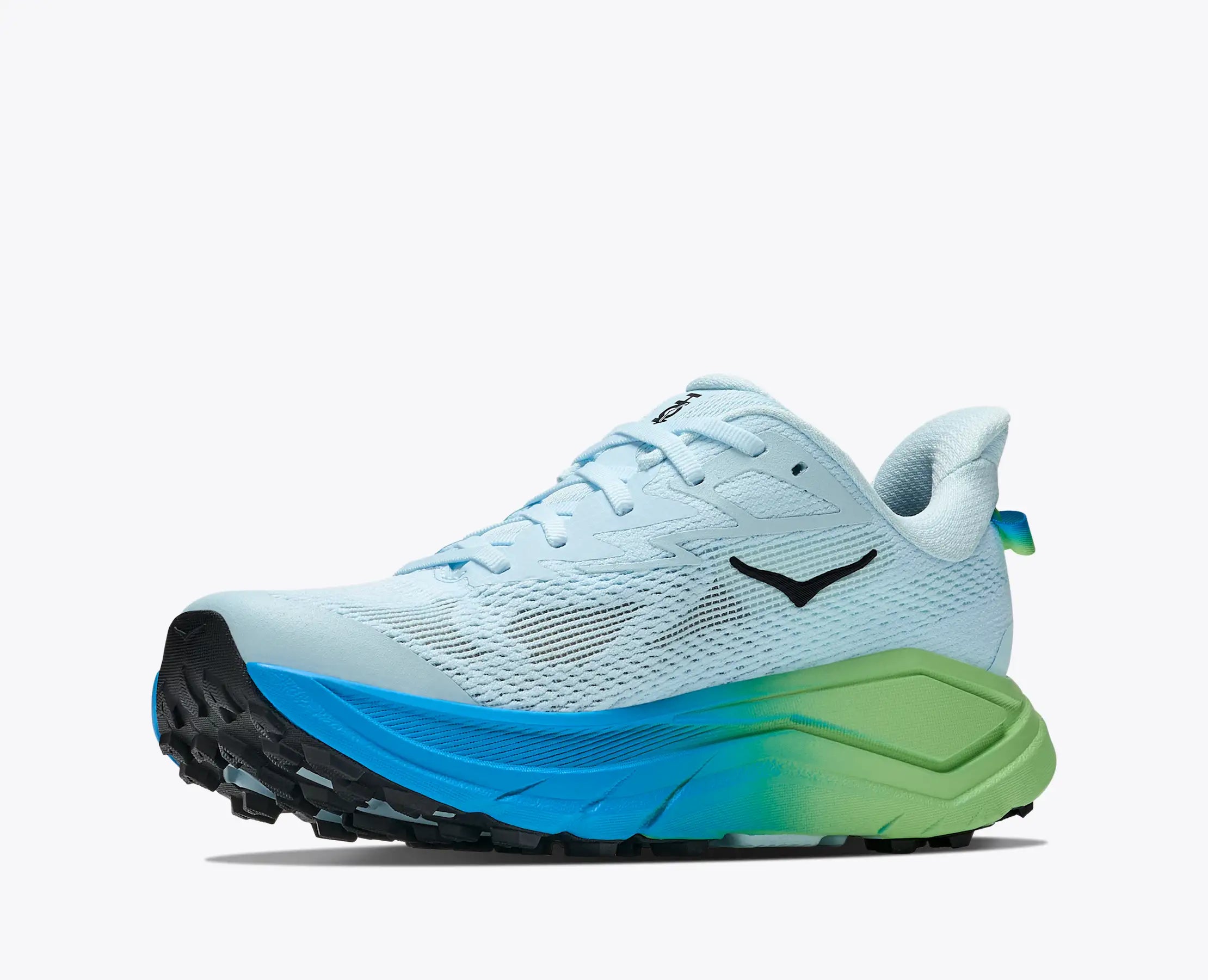 Hoka Challenger 8 - Dame - Glimmering Blue / Tart Apple