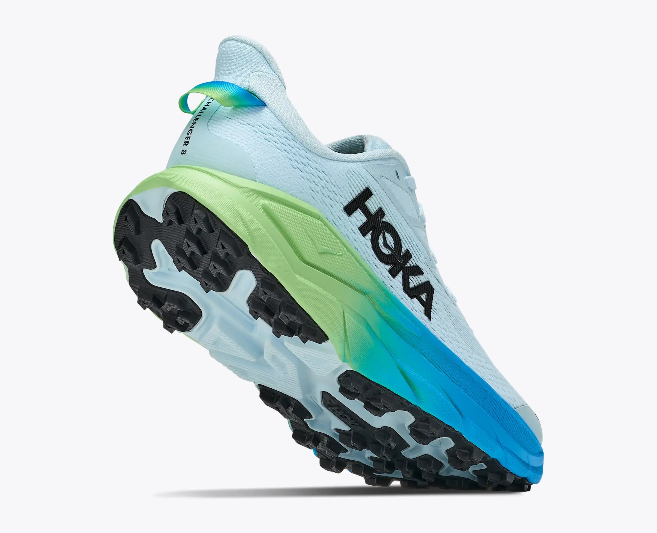 Hoka Challenger 8 - Dame - Glimmering Blue / Tart Apple