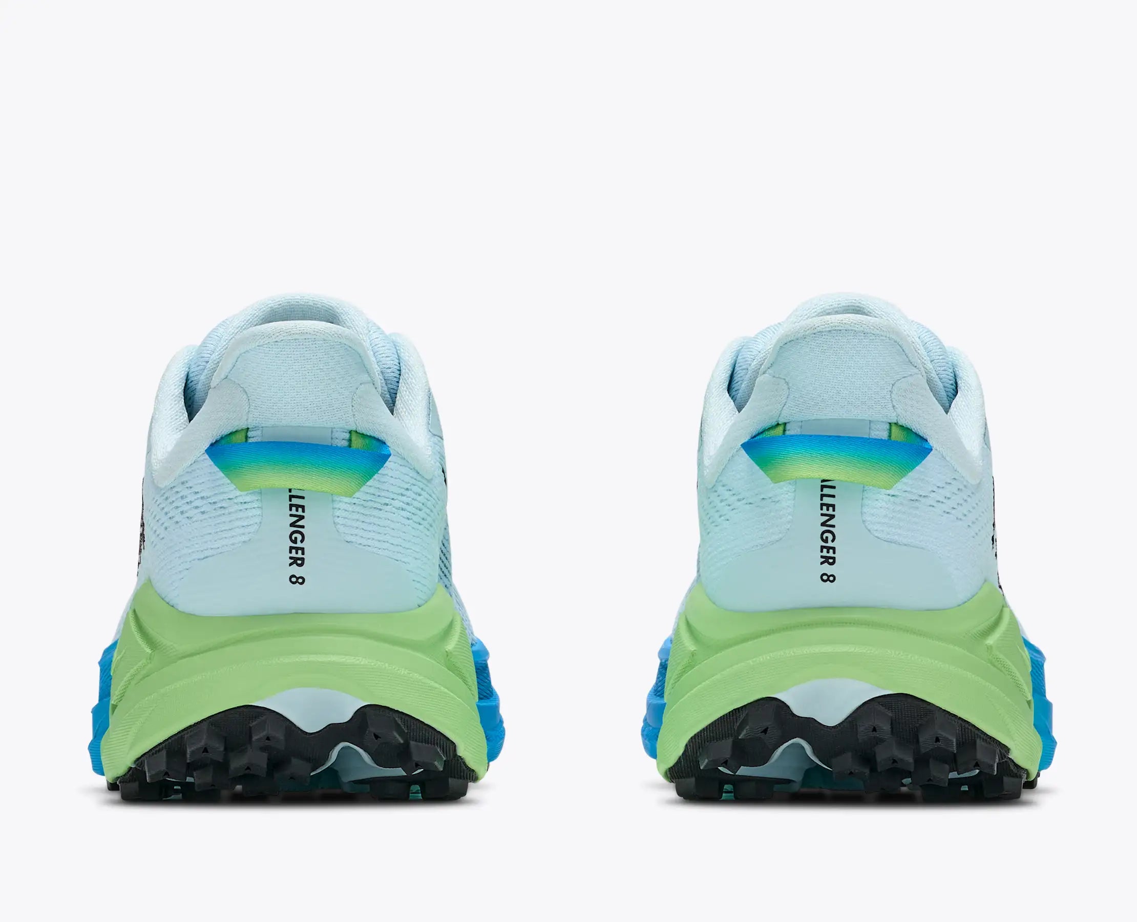 Hoka Challenger 8 - Dame - Glimmering Blue / Tart Apple
