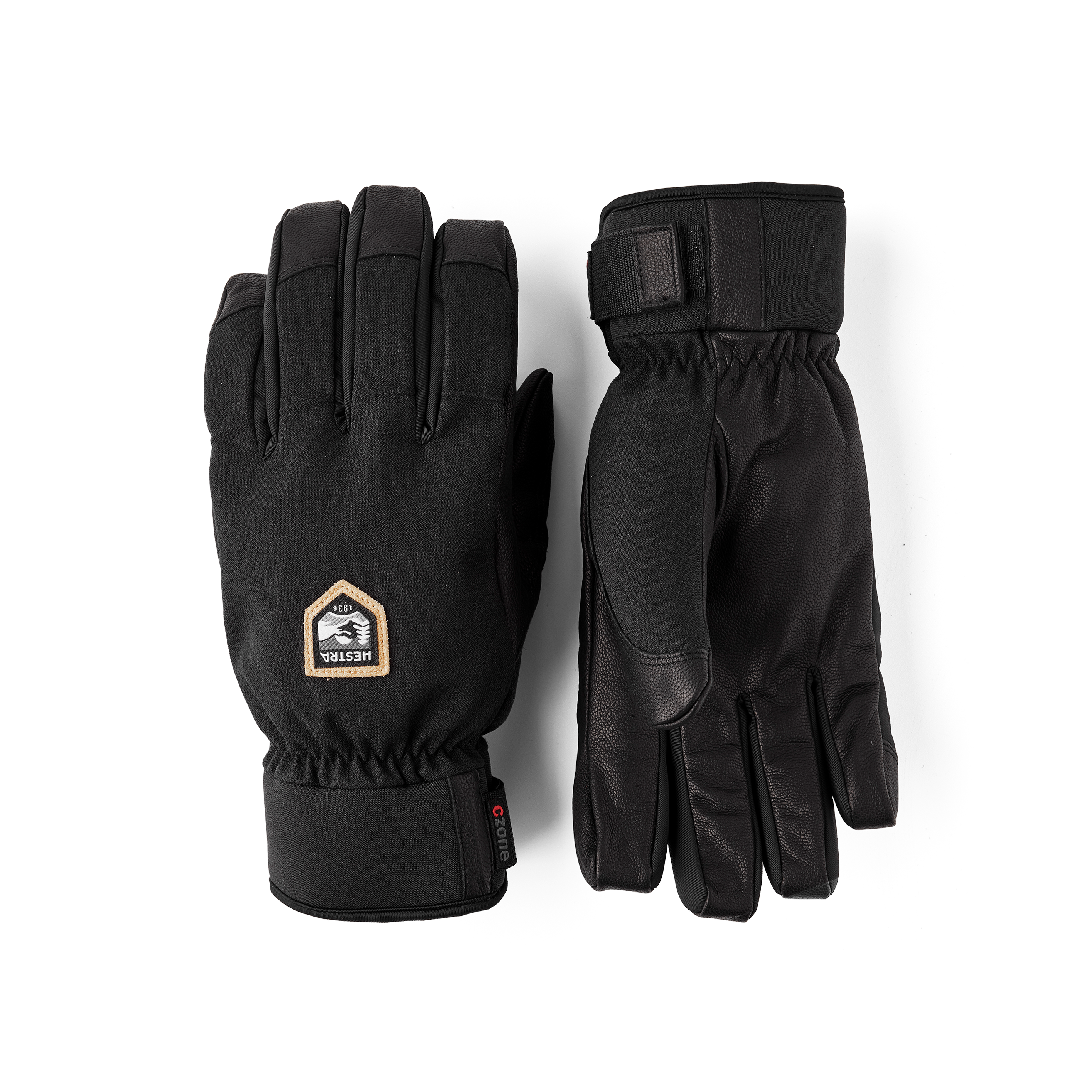 Hestra CZone Alpine - 5 finger Black