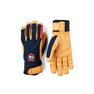 Hestra Ergo Grip Active - 5 finger – Navy / Natural Brown