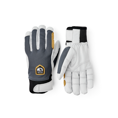 Hestra Ergo Grip Active - 5 finger – Grey / Offwhite