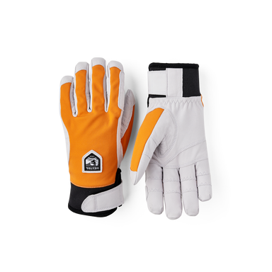 Hestra Ergo Grip Active - 5 finger – Orange / OffWhite