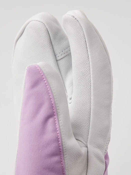 Hestra Heli Ski Female 3-Finger Syringa / Offwhite