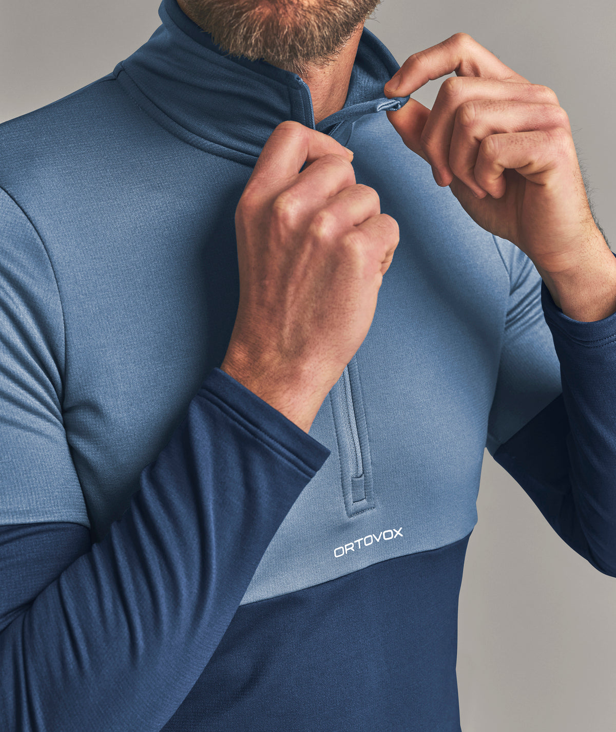 ORTOVOX FLEECE LIGHT ZIP NECK M