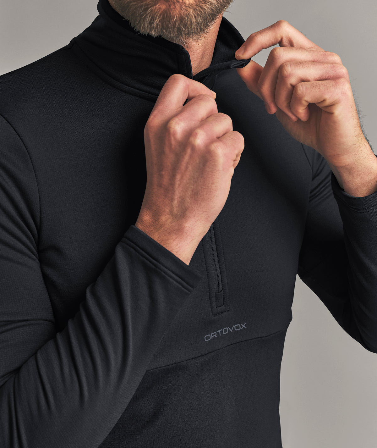 ORTOVOX FLEECE LIGHT ZIP NECK M