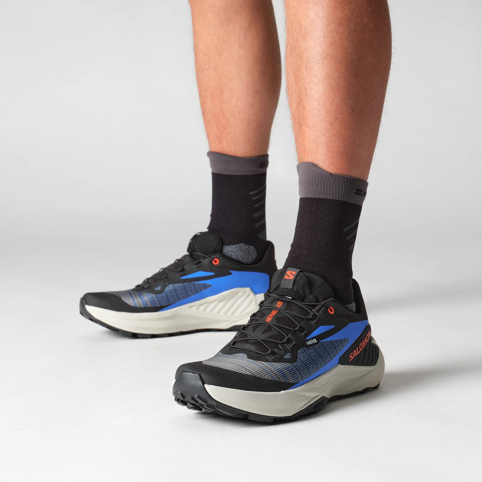 Salomon GENESIS Black/French Blue/Cherry Tomato