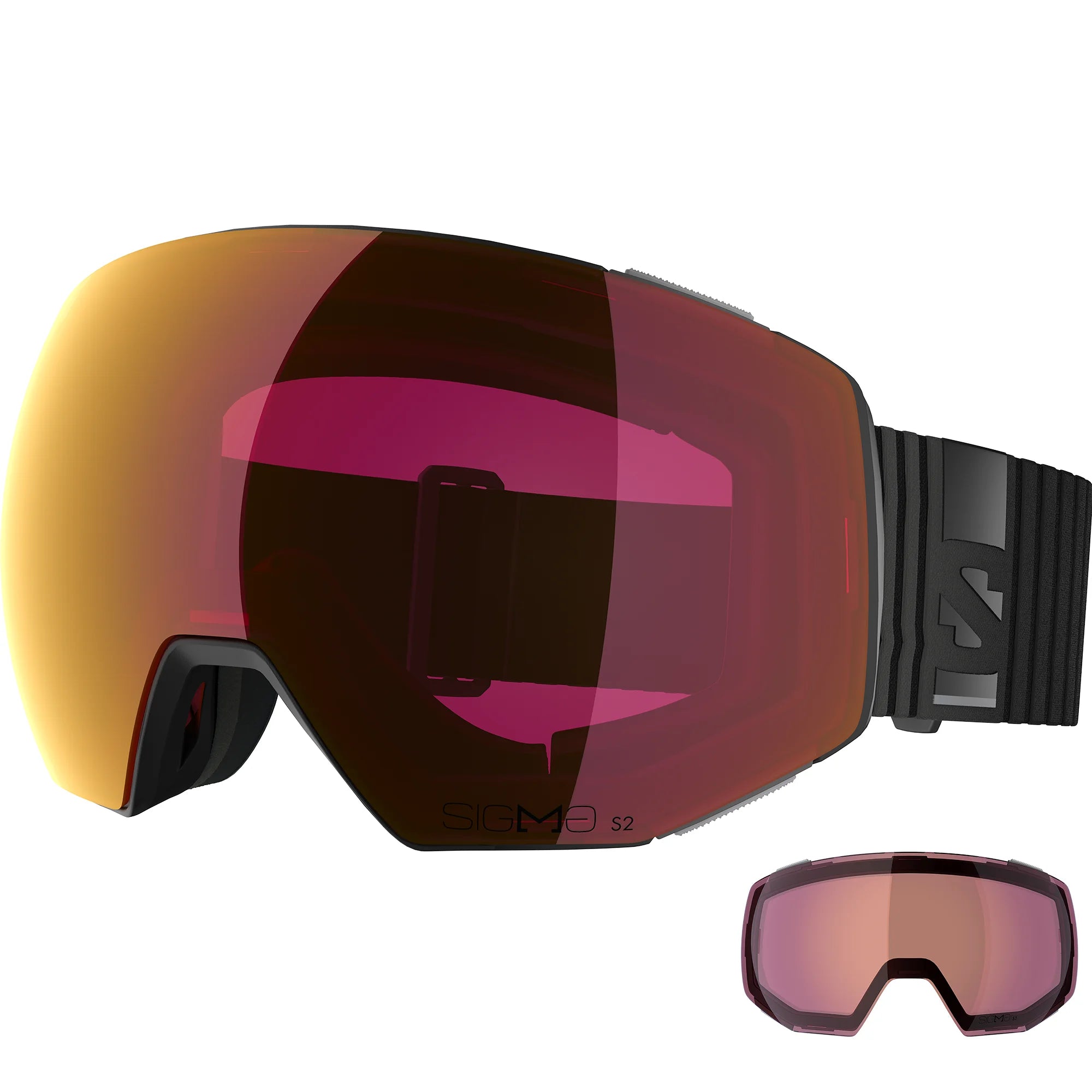 Salomon Radium Prime Sigma Skibrille med 2 linser