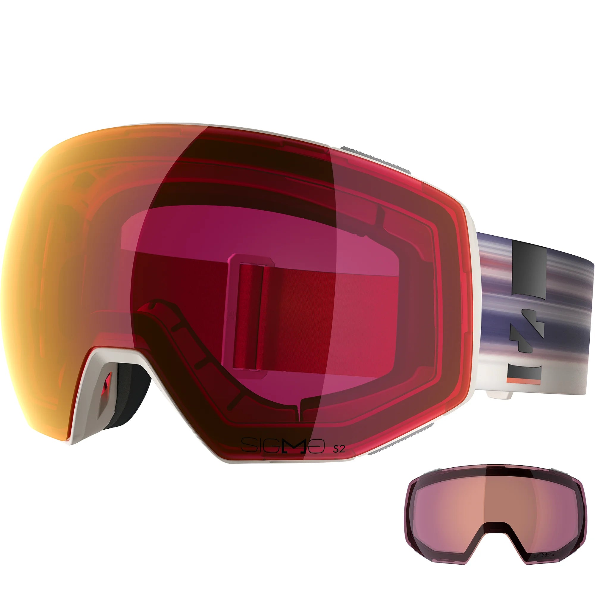 Salomon Radium Prime Sigma Skibrille med 2 linser