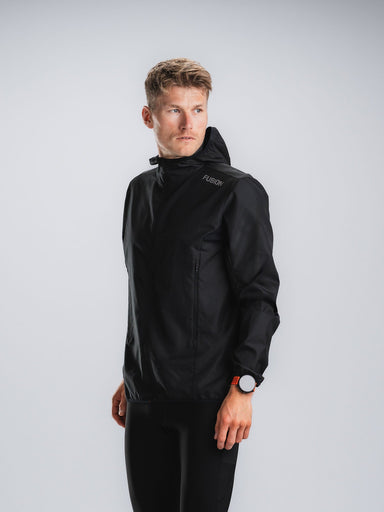 Fusion Mens TEMPO! TWO Run Jacket - Black