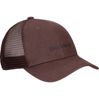 Salomon Logo Trucker Cap – Coffee Bean
