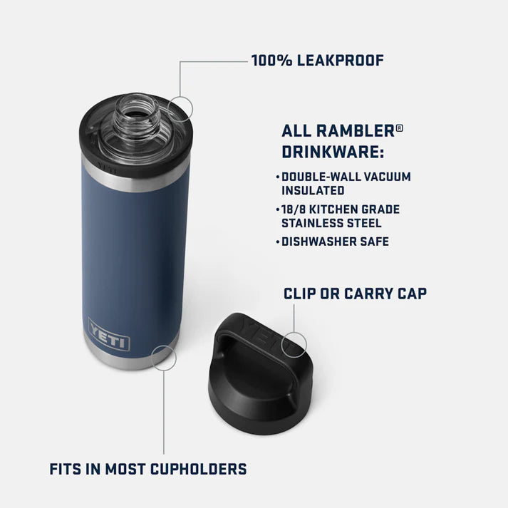 YETI RAMBLER 18 OZ (532 ML) BOTTLE CHUG 18oz (532 ml) / Navy