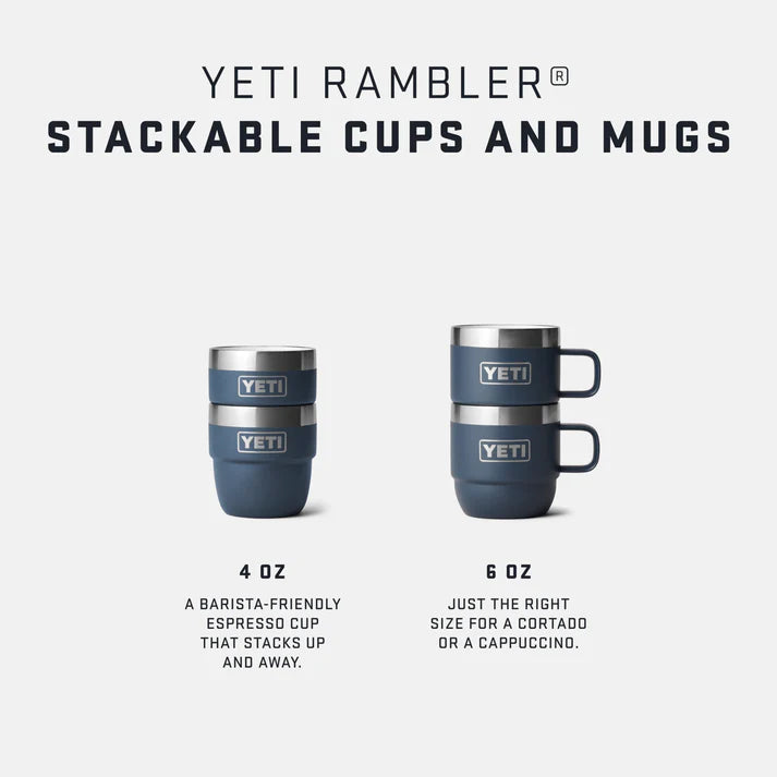 YETI Rambler 6 oz Espresso Mug 2‑Pack