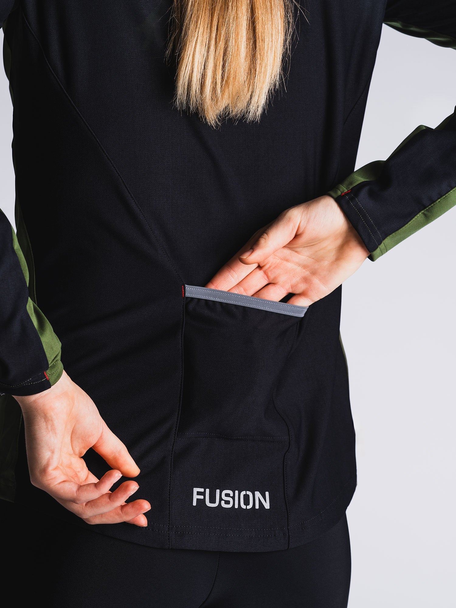 Fusion Womens S2 Run Jacket - Green