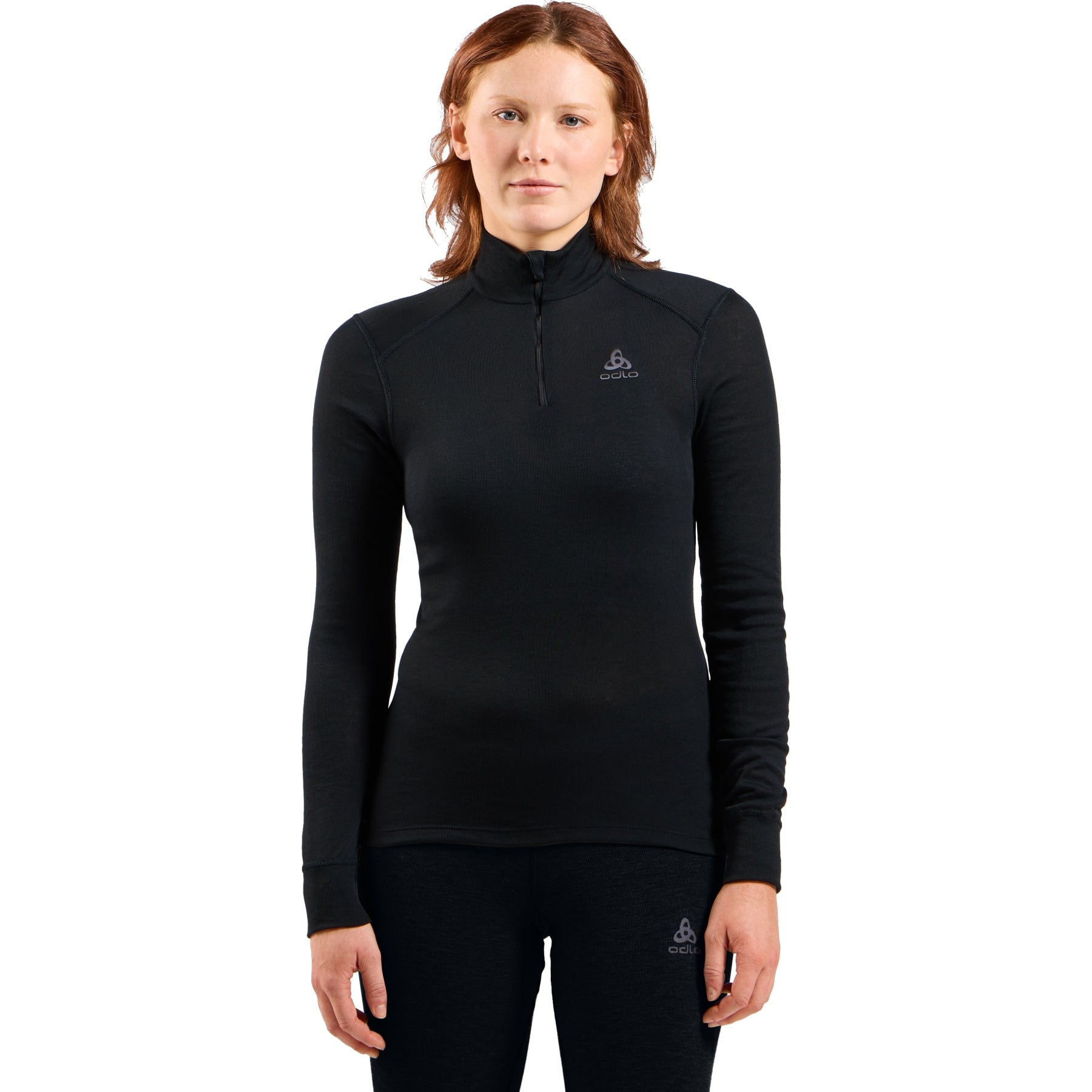 ODLO Slim Turtle Neck l/s half zip Women