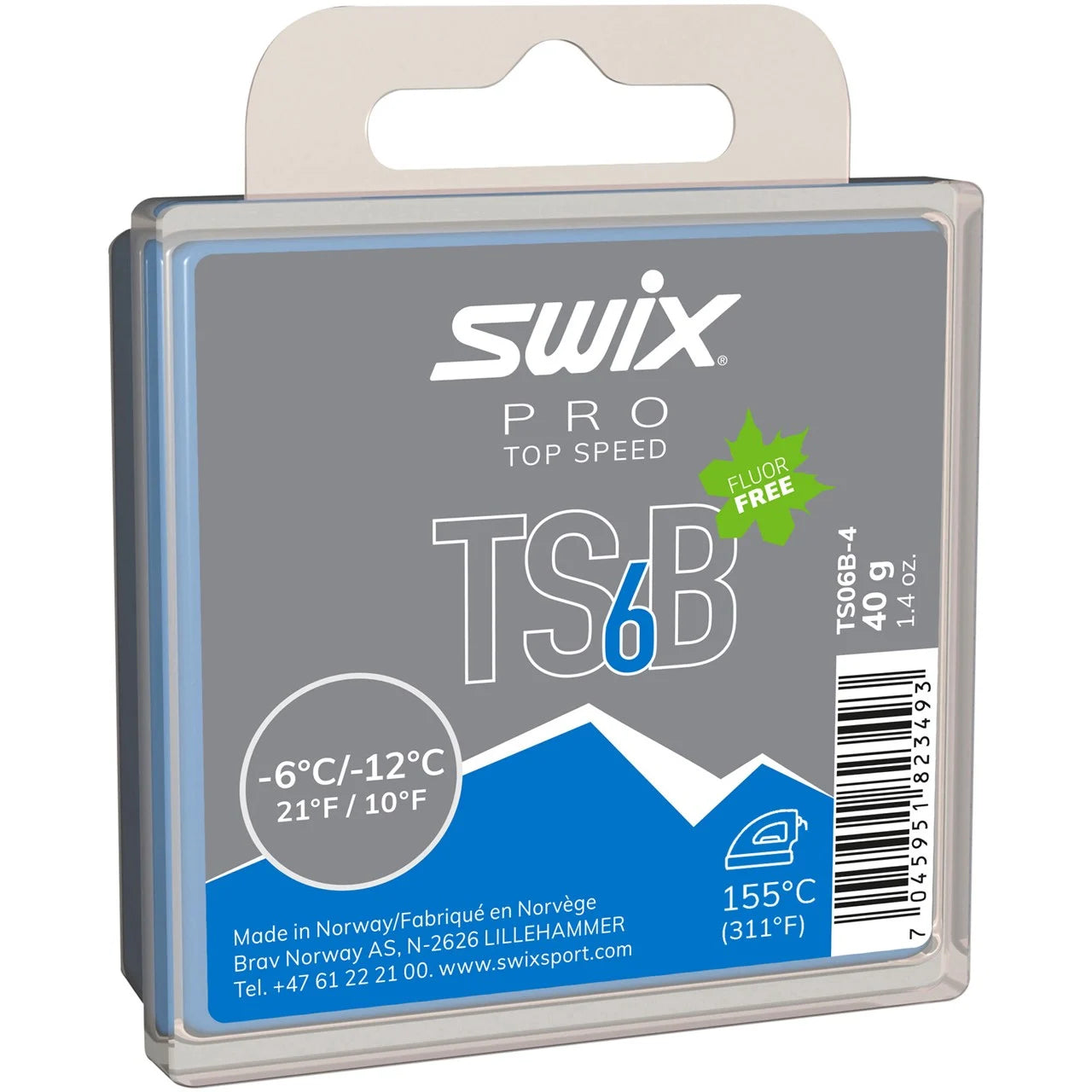 Swix TS6B Blå -6/-12, 40 gr.