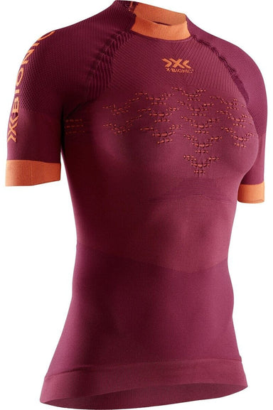 X-BIONIC® THE TRICK RUN shirt 4.0 WMN – NAMIB RED/KURKUMA ORANGE
